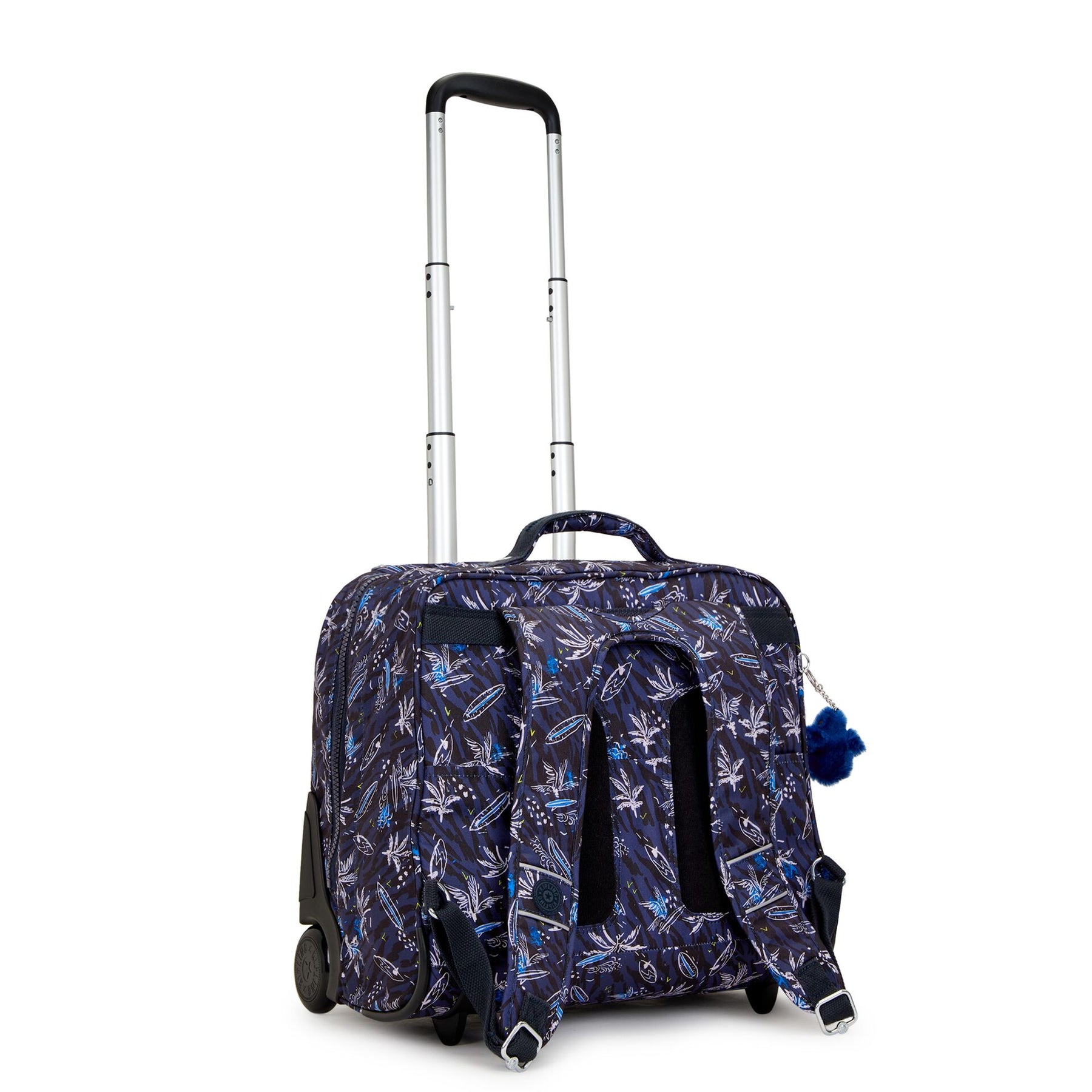 Kipling Large Wheeled Backpack With Laptop Compartment Unisex Surf Sea