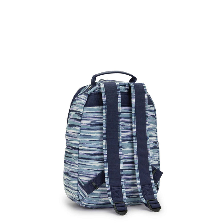 KIPLING Small Backpack (With Laptop Protection) Female Brush Stripes Seoul S
