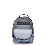 KIPLING Small Backpack (With Laptop Protection) Female Brush Stripes Seoul S