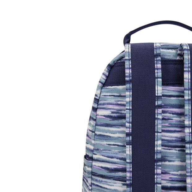 KIPLING Small Backpack (With Laptop Protection) Female Brush Stripes Seoul S