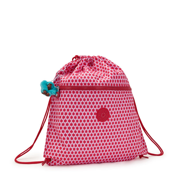 KIPLING Medium backpack (with drawstring) Female Starry Dot Prt Supertaboo
