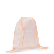 Kipling Medium Drawstring Bag Female Girly Tile Prt Supertaboo