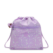 KIPLING Medium backpack (with drawstring) Unisex Galaxy Metallic Supertaboo
