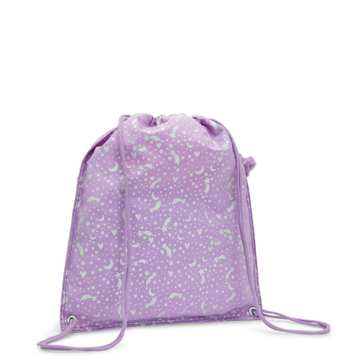 KIPLING Medium backpack (with drawstring) Unisex Galaxy Metallic Supertaboo