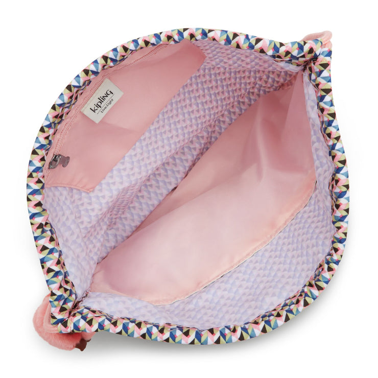 KIPLING Medium backpack (with drawstring) Female Girly Geo Supertaboo