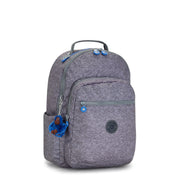 Kipling Large Backpack With Padded Laptop Compartment Unisex Almost Jersey Combo Seoul