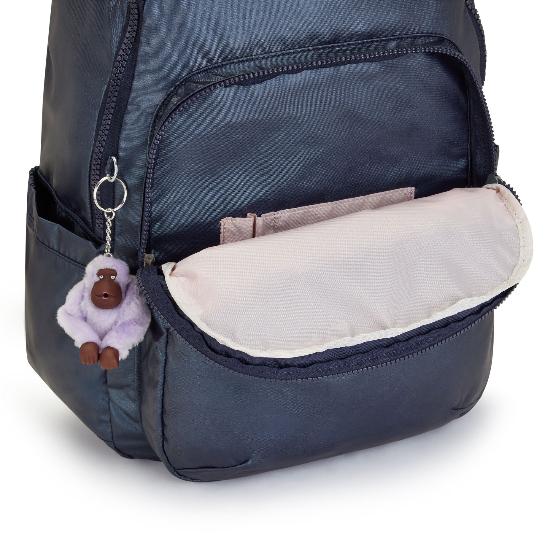 Kipling Large Backpack With Padded Laptop Compartment Female Admiral B