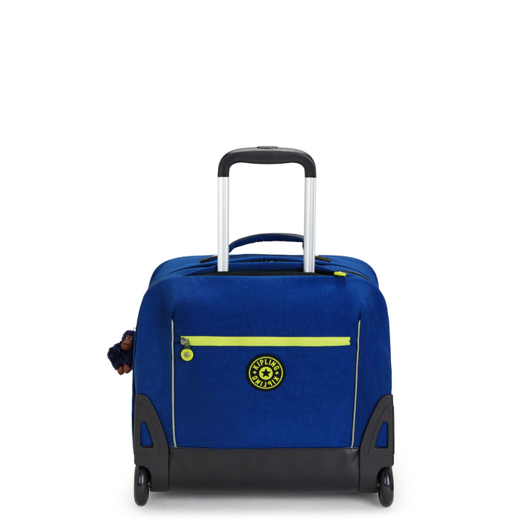 KIPLING Large Wheeled Backpack with Laptop Compartment Unisex Blue Ink Combo Giorno