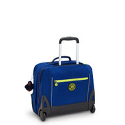 Kipling Large Wheeled Backpack With Laptop Compartment Unisex Blue Ink Combo Giorno