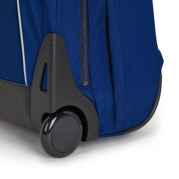 Kipling Large Wheeled Backpack With Laptop Compartment Unisex Blue Ink Combo Giorno
