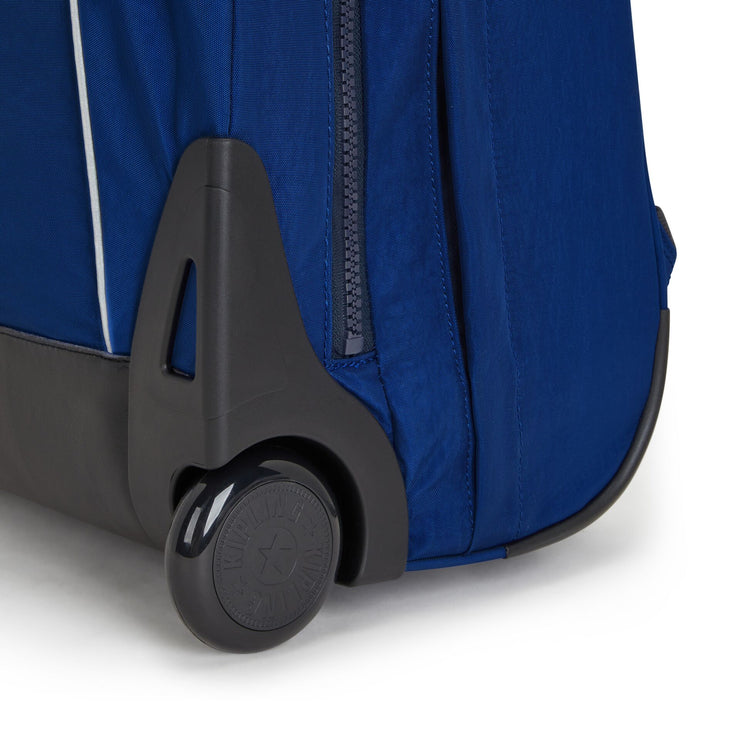 Kipling Large Wheeled Backpack With Laptop Compartment Unisex Blue Ink Combo Giorno