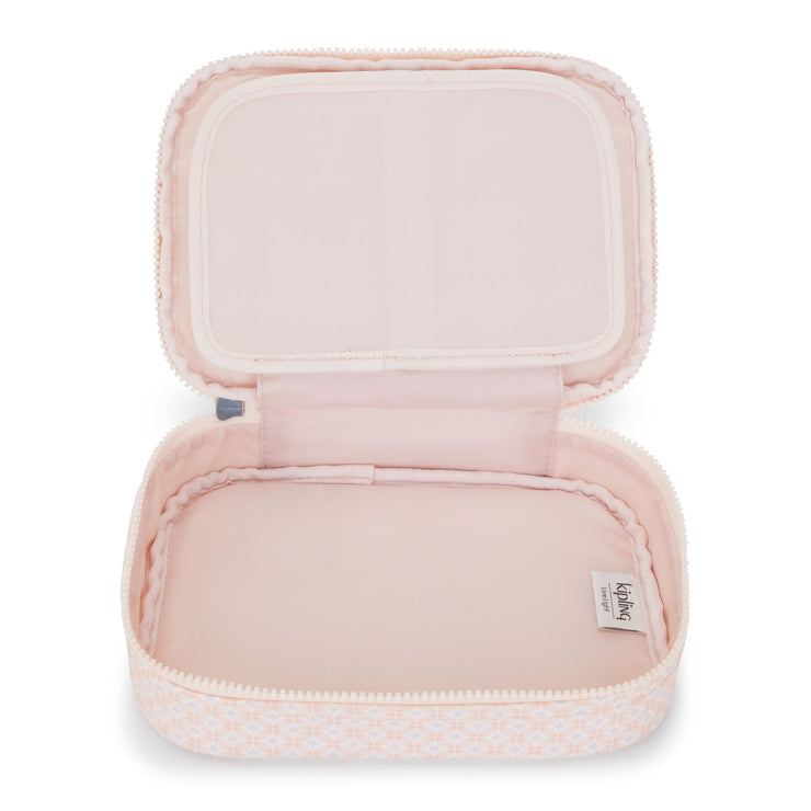 Kipling Large Pencase Holds Up To 100 Pens Female Girly Tile Prt 100 Pens  -  I6002-5EH