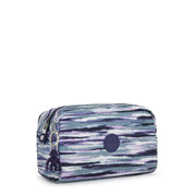 KIPLING Medium pouch Female Brush Stripes Gleam