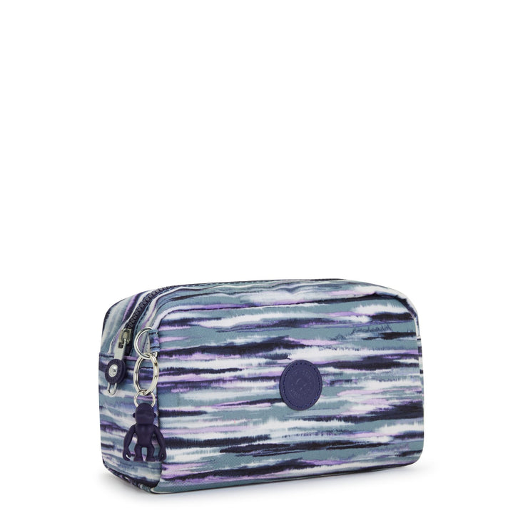 KIPLING Medium pouch Female Brush Stripes Gleam