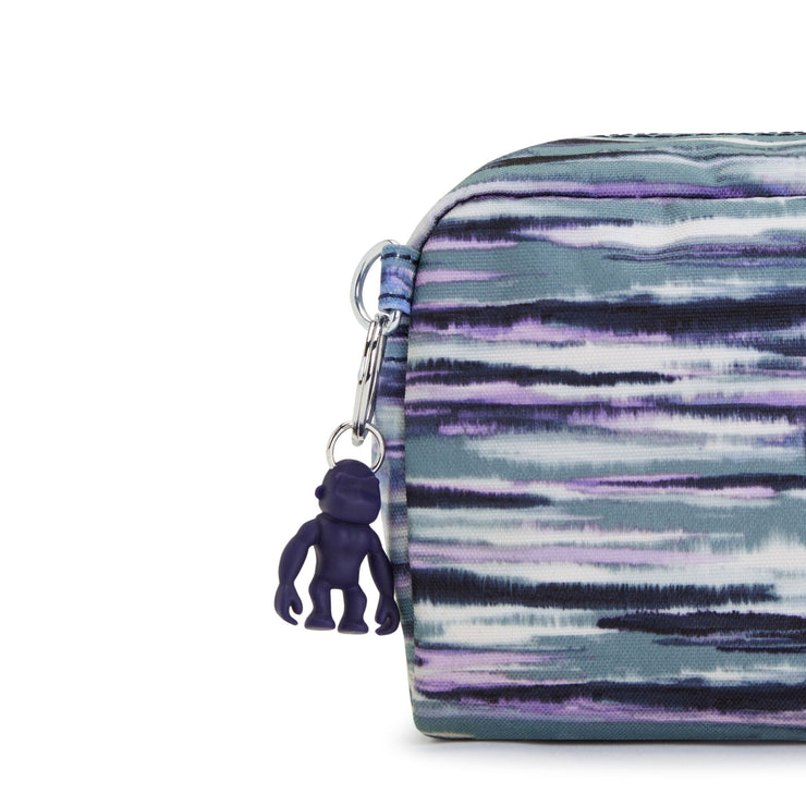 KIPLING Medium pouch Female Brush Stripes Gleam
