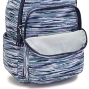 KIPLING Large Backpack Female Brush Stripes Seoul
