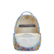 KIPLING Large Backpack Female Wild Flowers Seoul
