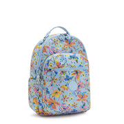 KIPLING Large Backpack Female Wild Flowers Seoul