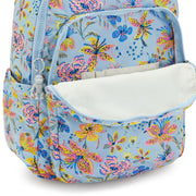KIPLING Large Backpack Female Wild Flowers Seoul
