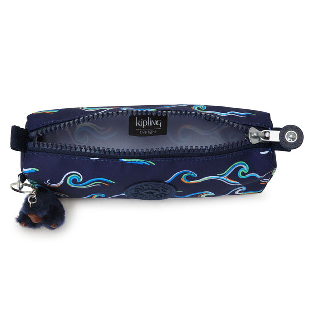 Kipling Pen Case Unisex Fun Ocean Print Freedom