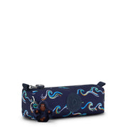 Kipling Pen Case Unisex Fun Ocean Print Freedom