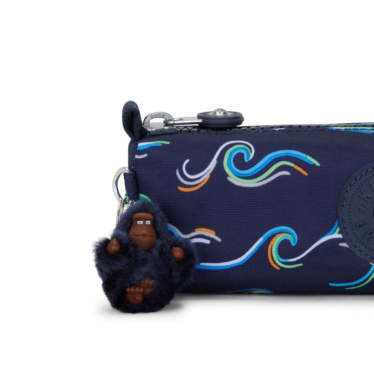 Kipling Pen Case Unisex Fun Ocean Print Freedom