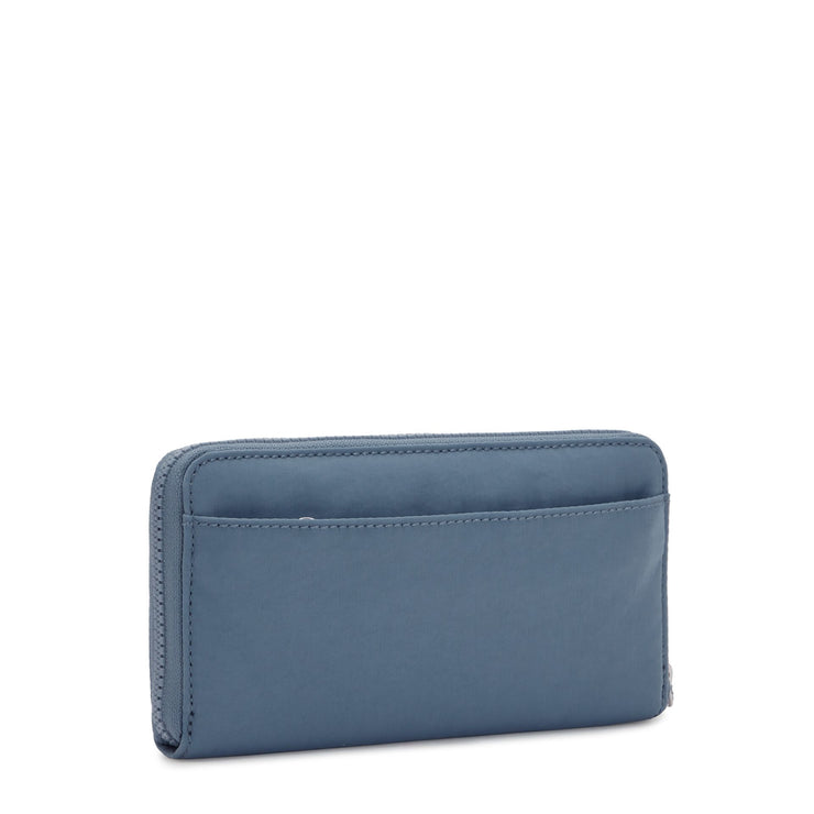 Kipling Large Wallet Female Brush Blue St Imali