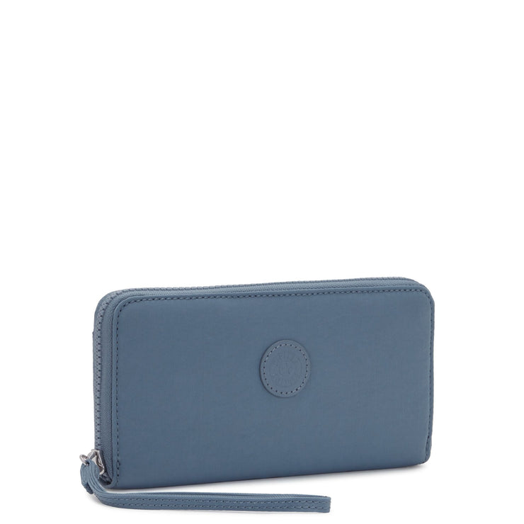 Kipling Large Wallet Female Brush Blue St Imali