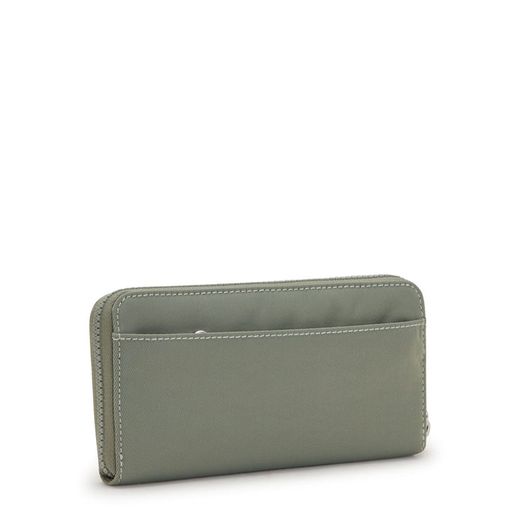 KIPLING Large Wallet Female Dark Seaweed Imali