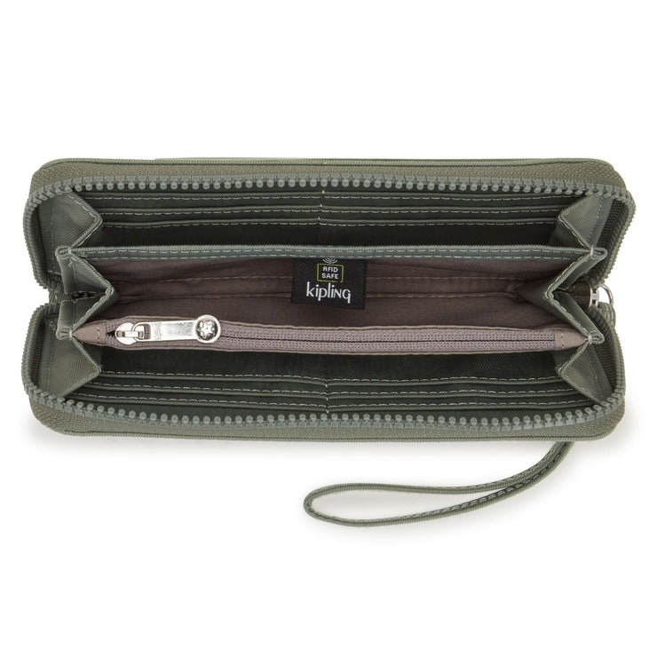 KIPLING Large Wallet Female Dark Seaweed Imali
