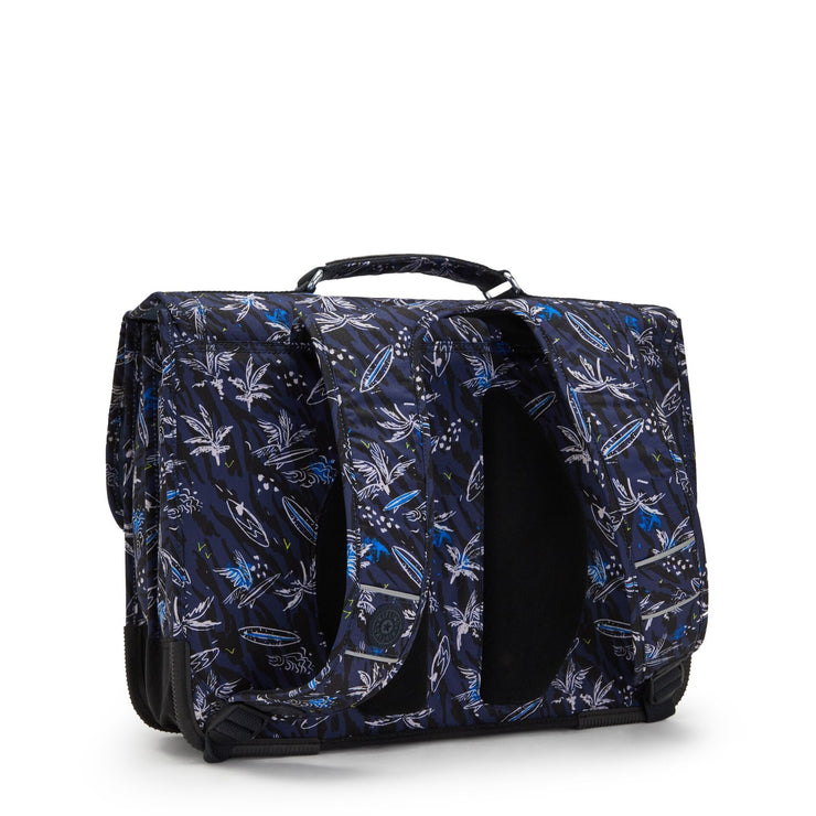 Kipling Medium Schoolbag Including Fluro Rain Cover Unisex Surf Sea Pr