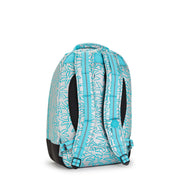 Kipling Large Backpack With Laptop Protection Female Metallic Palm Class Room