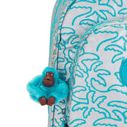 Kipling Large Backpack With Laptop Protection Female Metallic Palm Class Room  -  I6969-1PM