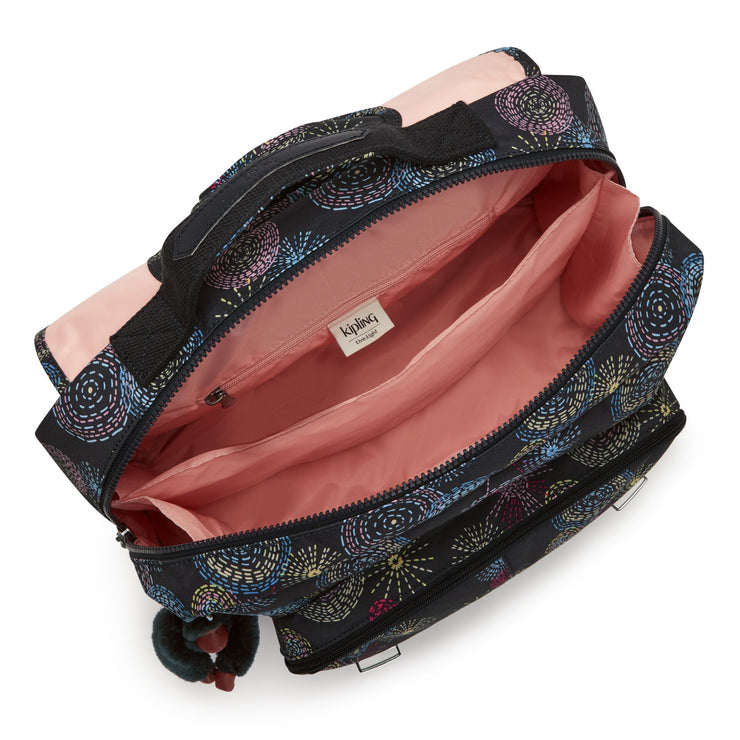 KIPLING Medium backpack (with laptop protection) Female Homemade Stars Iniko