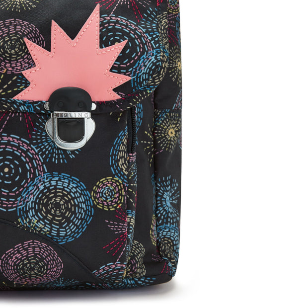 KIPLING Medium backpack (with laptop protection) Female Homemade Stars Iniko
