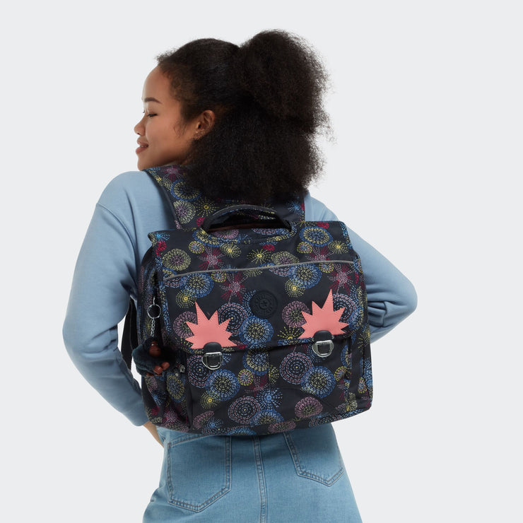 KIPLING Medium backpack (with laptop protection) Female Homemade Stars Iniko