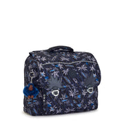 Kipling Medium Schoolbag With Padded Shoulder Straps Unisex Surf Sea Print Iniko