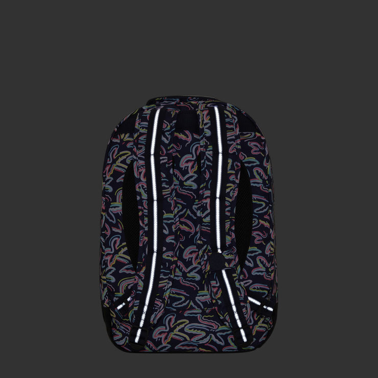 Kipling Large Backpack With Laptop Protection Female Palm Fiesta Print Class Room