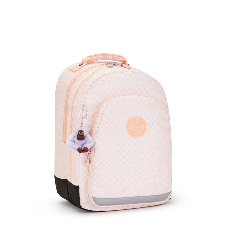 Kipling Large Backpack With Laptop Protection Female Girly Tile Prt Class Room