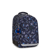 Kipling Large Backpack With Laptop Protection Unisex Surf Sea Print Class Room  -  I7090-Y70
