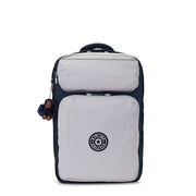 KIPLING Large Backpack with Laptop Sleeve Unisex True Blue Grey Scotty