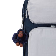Kipling Large Backpack With Laptop Sleeve Unisex True Blue Grey Scotty