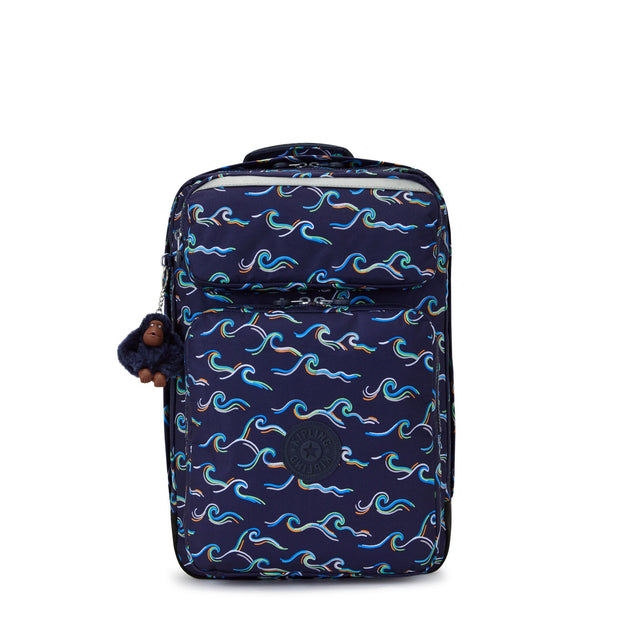 KIPLING Large Backpack with Laptop Sleeve Unisex Fun Ocean Print Scotty
