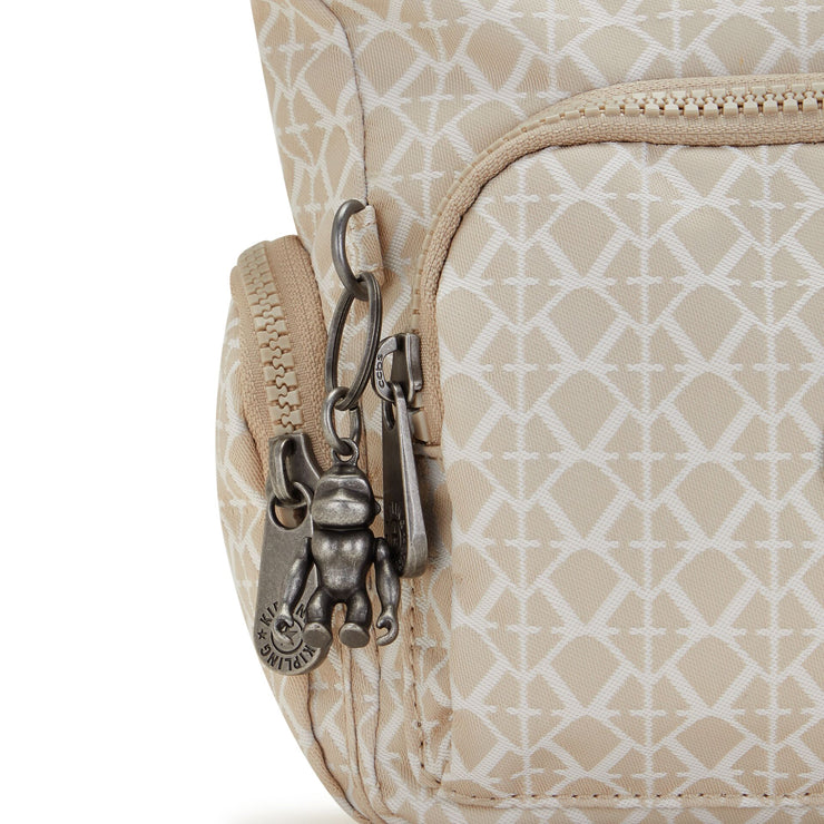 KIPLING Small crossbody Female Signature Beige Gabbie Mini