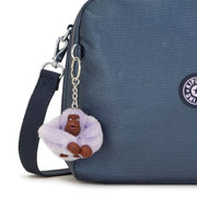 Kipling Insulated Medium Lunch Bag With Trolley Sleeve Female Admiral Bl Metallic Miyo