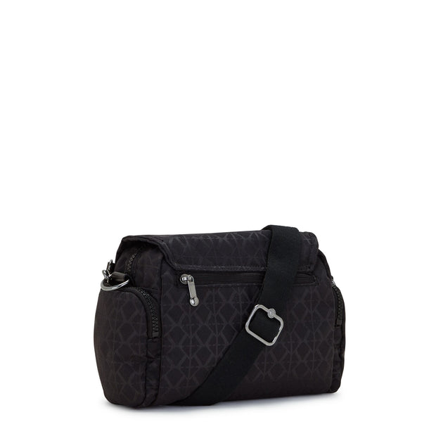 Kipling Small Crossbody Female Signature Blk Q Danita