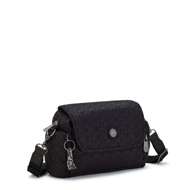 Kipling Small Crossbody Female Signature Blk Q Danita