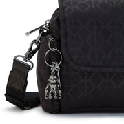 Kipling Small Crossbody Female Signature Blk Q Danita