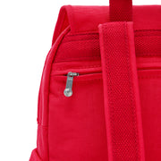 Kipling Medium Backpack Female Red Rouge City Pack