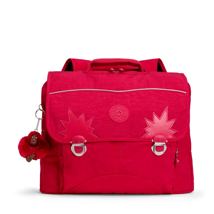 KIPLING Medium Schoolbag with Padded Shoulder Straps Female True Pink Iniko